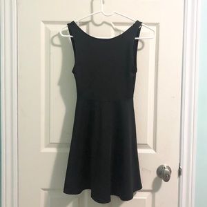 ‼️3/$15 Black open v-back dress